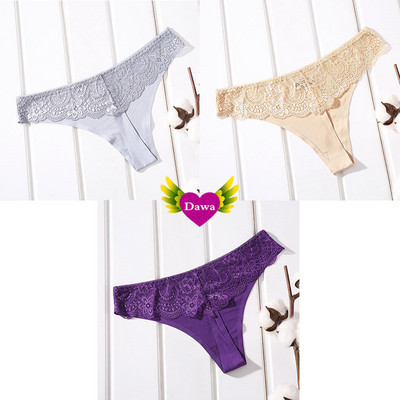 Γυναικείο σετ από 3 τεμ εσωρούχων στρινγκ - με δαντέλα
