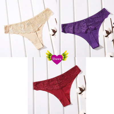 Γυναικείο σετ από 3 τεμ εσωρούχων στρινγκ - με δαντέλα