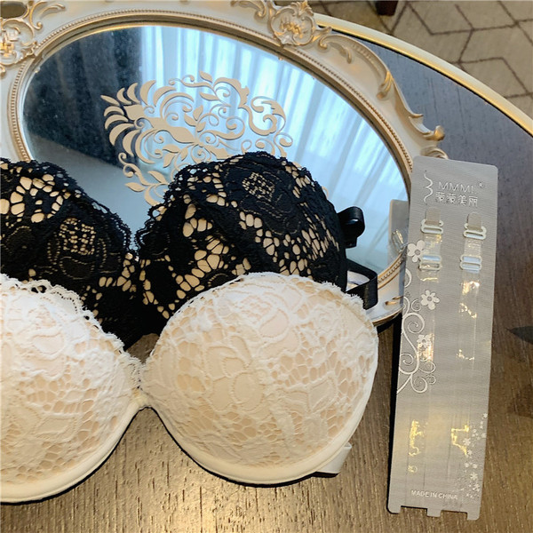Új modell női csipkés melltartó fehér és fekete színben