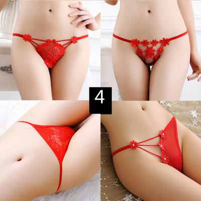 4 db-os készlet. női csipke bikini típusú tanga