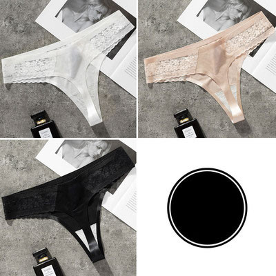 Női tanga-szett 3 részes csipkével