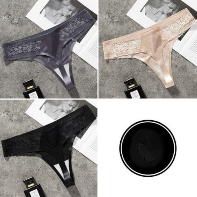 Női tanga-szett 3 részes csipkével