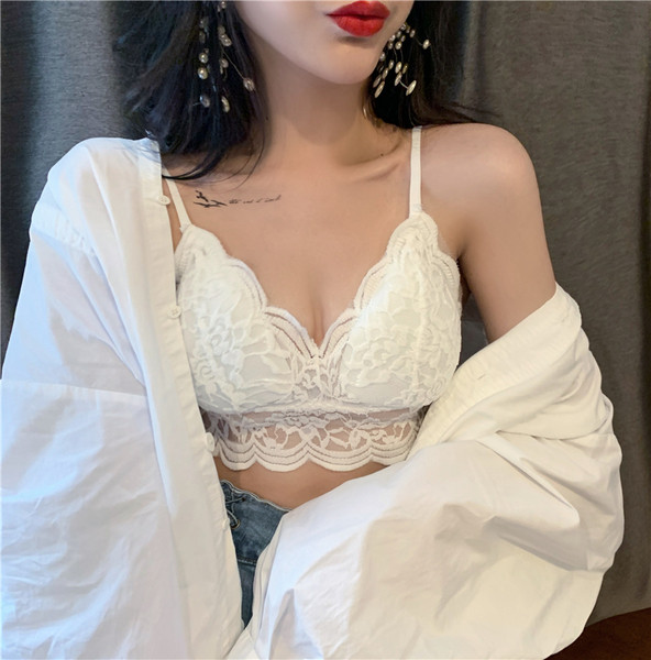 Új modell női csipke mellszobor vékony pántokkal több színben