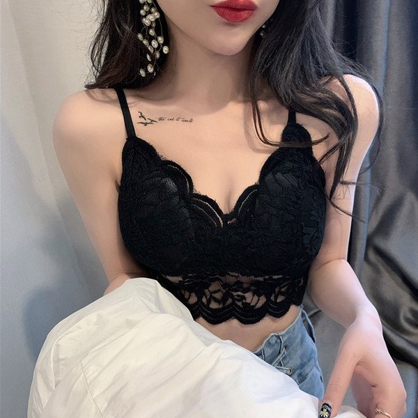 Új modell női csipke mellszobor vékony pántokkal több színben