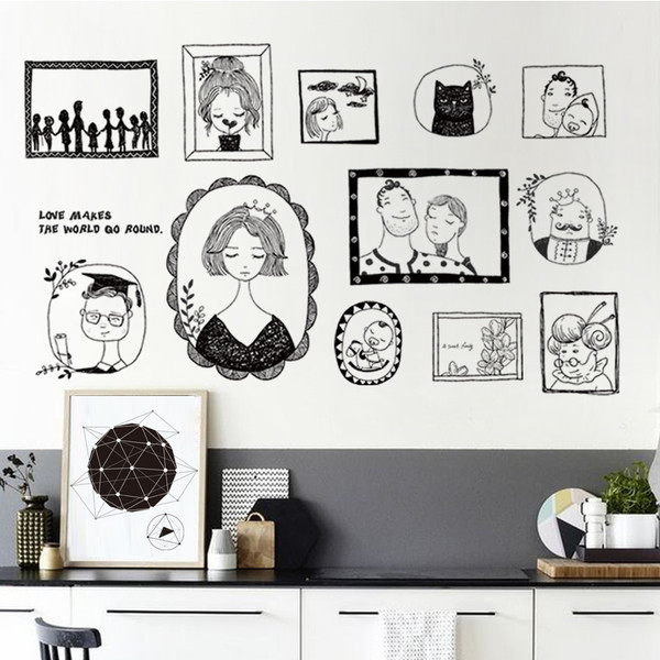 Seinale isekleepuvad kaunistusmaalid