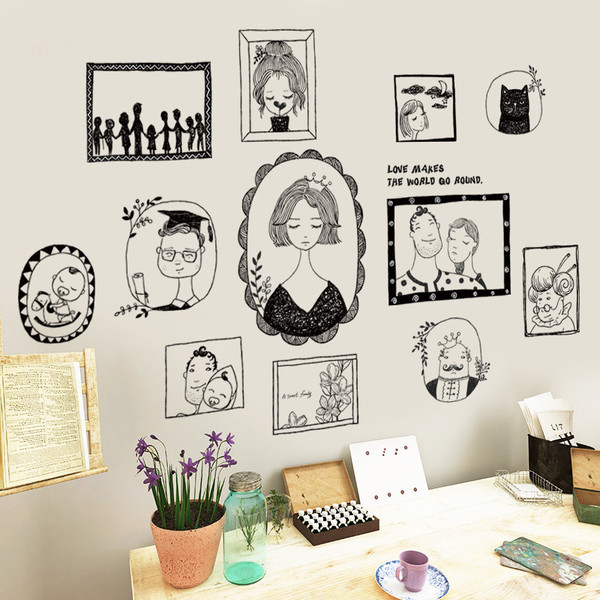 Seinale isekleepuvad kaunistusmaalid