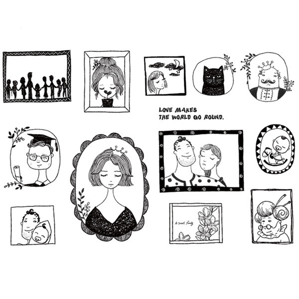 Seinale isekleepuvad kaunistusmaalid