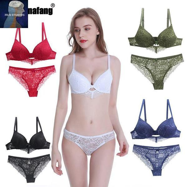 Női csipke szett szalaggal - két részes