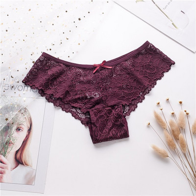 Γυναικεία δαντελωτά μπικίνι με κορδέλα