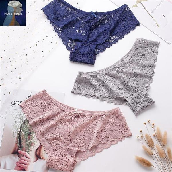 Γυναικεία δαντελωτά μπικίνι με κορδέλα