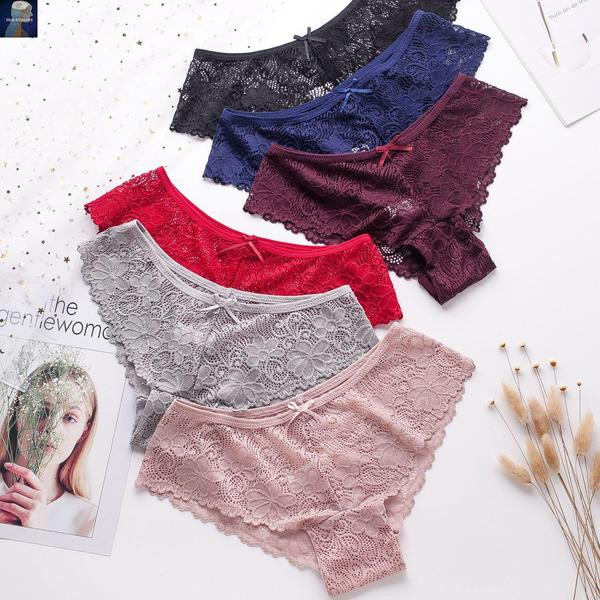 Γυναικεία δαντελωτά μπικίνι με κορδέλα