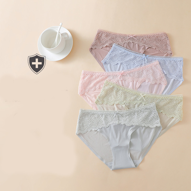 5 db-os női varrat nélküli csipkés bikini szett