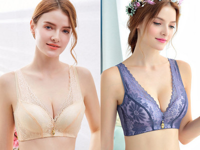 Két melltartó készlet V-nyakkal és csipkével