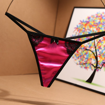 Дамски прашки с панделка и дантела