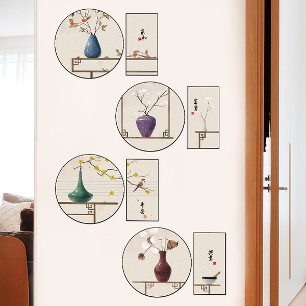 Öntapadó faldekoráció különféle elemekkel