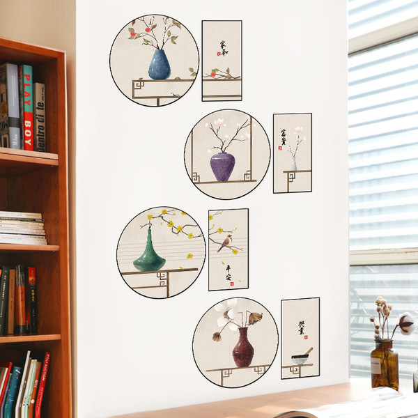 Öntapadó faldekoráció különféle elemekkel