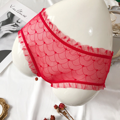 Γυναικεία εσώρουχα με κόκκινη δαντέλα - διάφορα μοντέλα