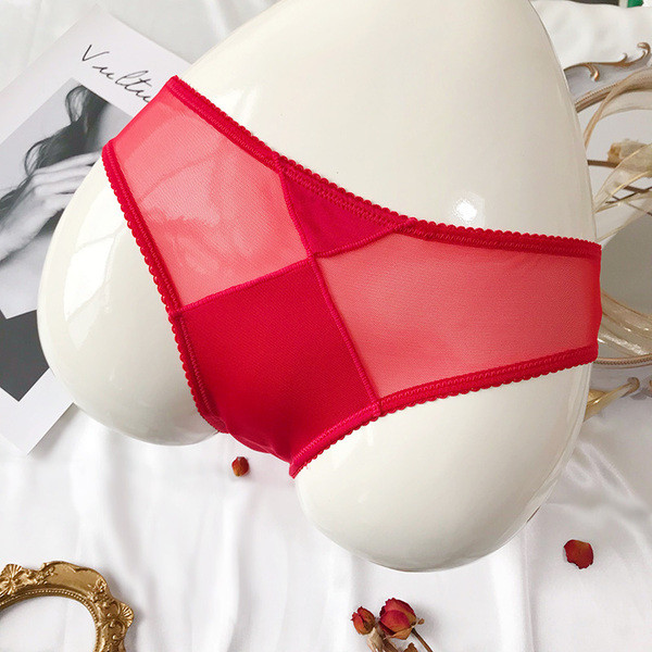 Γυναικεία εσώρουχα με κόκκινη δαντέλα - διάφορα μοντέλα