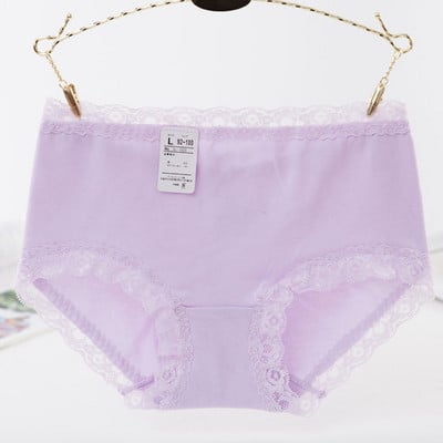 Női pamut bikini csipkével