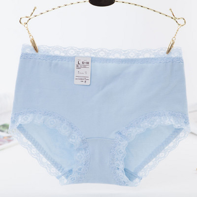 Női pamut bikini csipkével