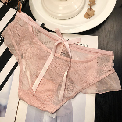 Női csipke bikini fürtökkel és szalaggal