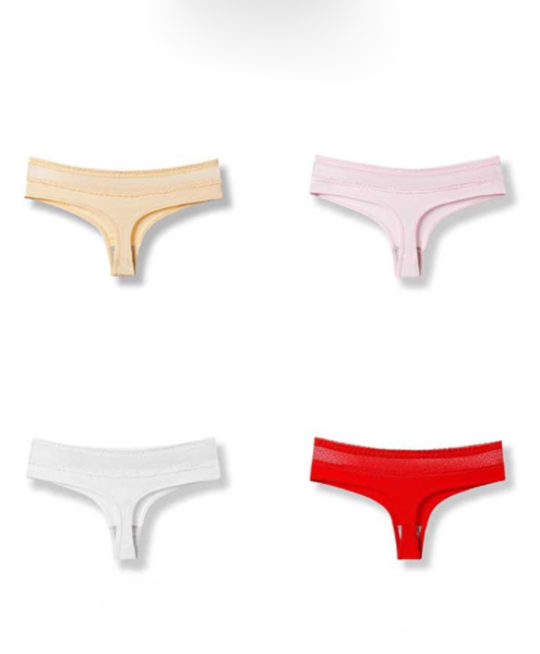 Női pamut tanga sima modell