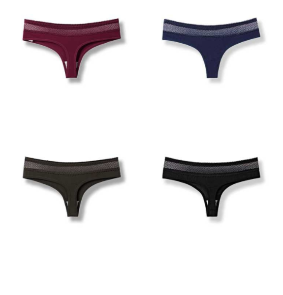 Női pamut tanga sima modell