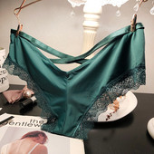 Γυναικεία μπικίνι με δαντέλα και κορδόνια