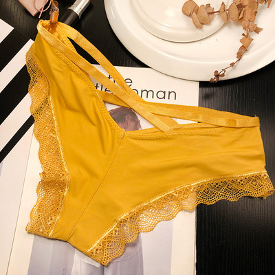 Γυναικεία μπικίνι με δαντέλα και κορδόνια