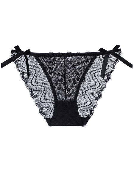 Κομψά δαντελένια γυναικεία μπικίνι με κορδέλες