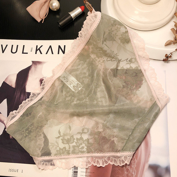 Női csipke bikini magas derékkal