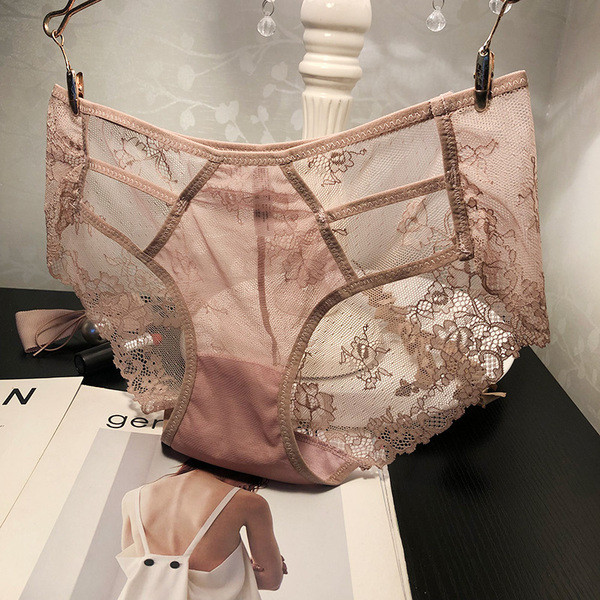 Γυναικείο δαντελένιο  μπικίνι με ψηλή μέση