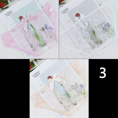 3 darab női csipke bikini szett szalaggal