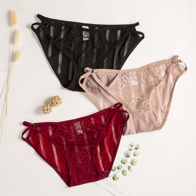 Γυναικείο σετ 3 μπικίνι με δαντέλα