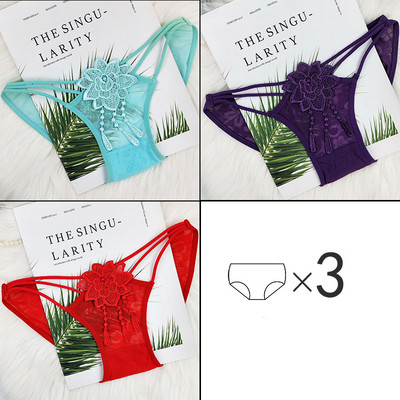 Három női bikini szett csipkével