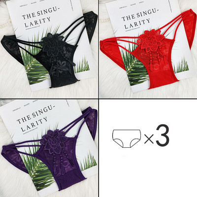 Három női bikini szett csipkével