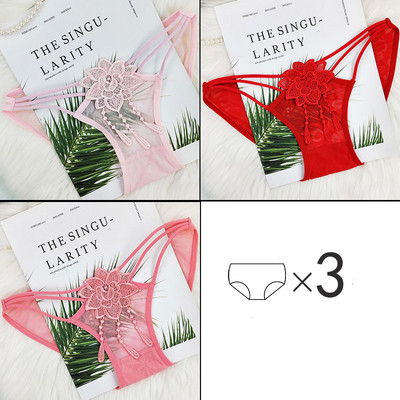 Három női bikini szett csipkével