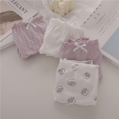 Σετ από τέσσερα τεμάχια γυναικεία μπικίνι βαμβακερά