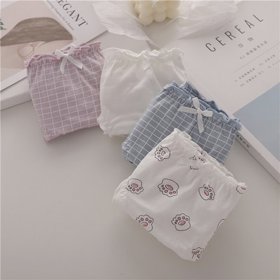 Σετ από τέσσερα τεμάχια γυναικεία μπικίνι βαμβακερά