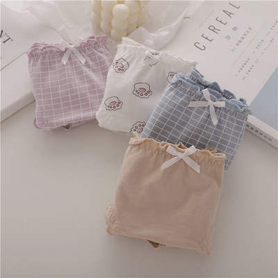 Σετ από τέσσερα τεμάχια γυναικεία μπικίνι βαμβακερά