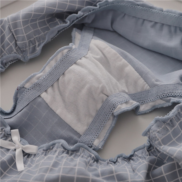 Σετ από τέσσερα τεμάχια γυναικεία μπικίνι βαμβακερά 