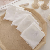 Négy pamut női bikini szett fehér színben