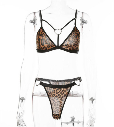 Melltartó és bikini szett tigris mintával