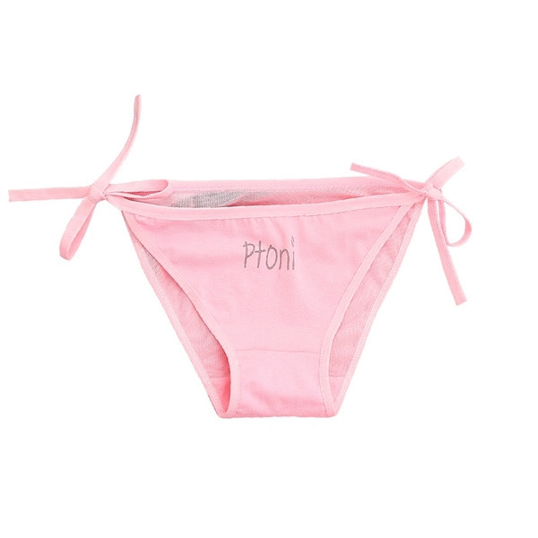 Női bikinik nyakkendővel és felirattal