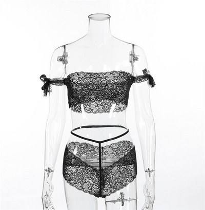 Női csipke melltartó és boxer