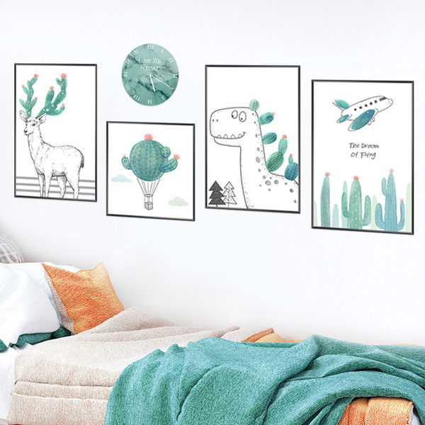 Fali dekoráció különféle elemekkel öntapadó