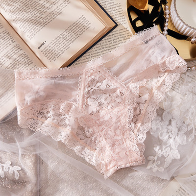 Γυναικεία δαντέλα μπικίνι με χαμηλή μέση