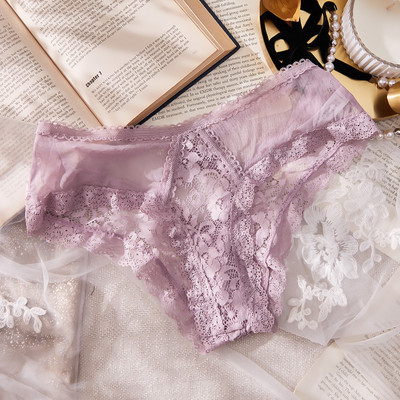 Γυναικεία δαντέλα μπικίνι με χαμηλή μέση