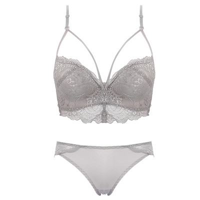 Új modell csipke szett kétrészes melltartóból és bikiniből