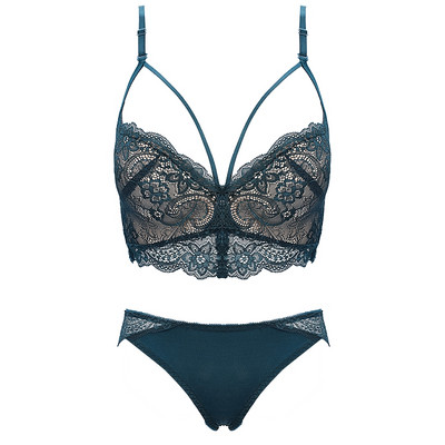Új modell csipke szett kétrészes melltartóból és bikiniből
